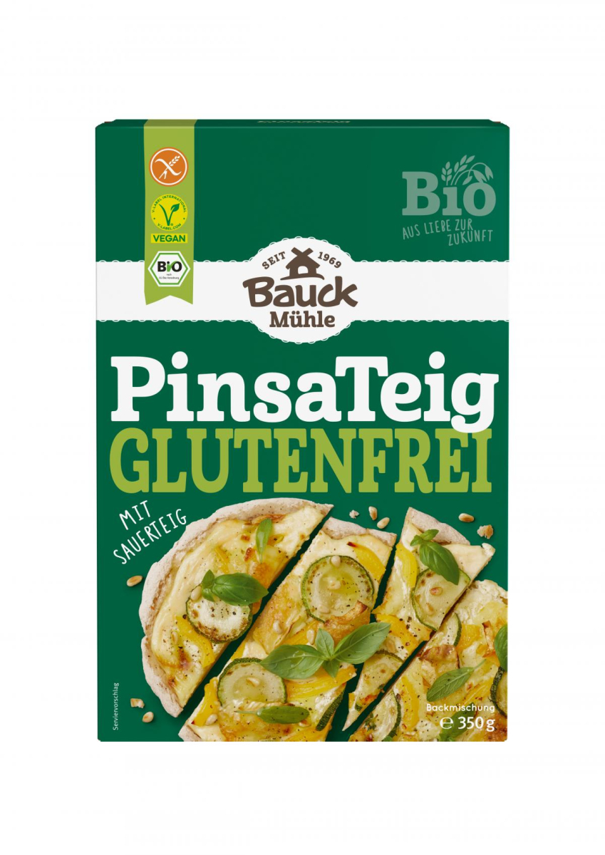 Bauck Mühle Pinsateig Bio glutenfrei, 350 g Stück