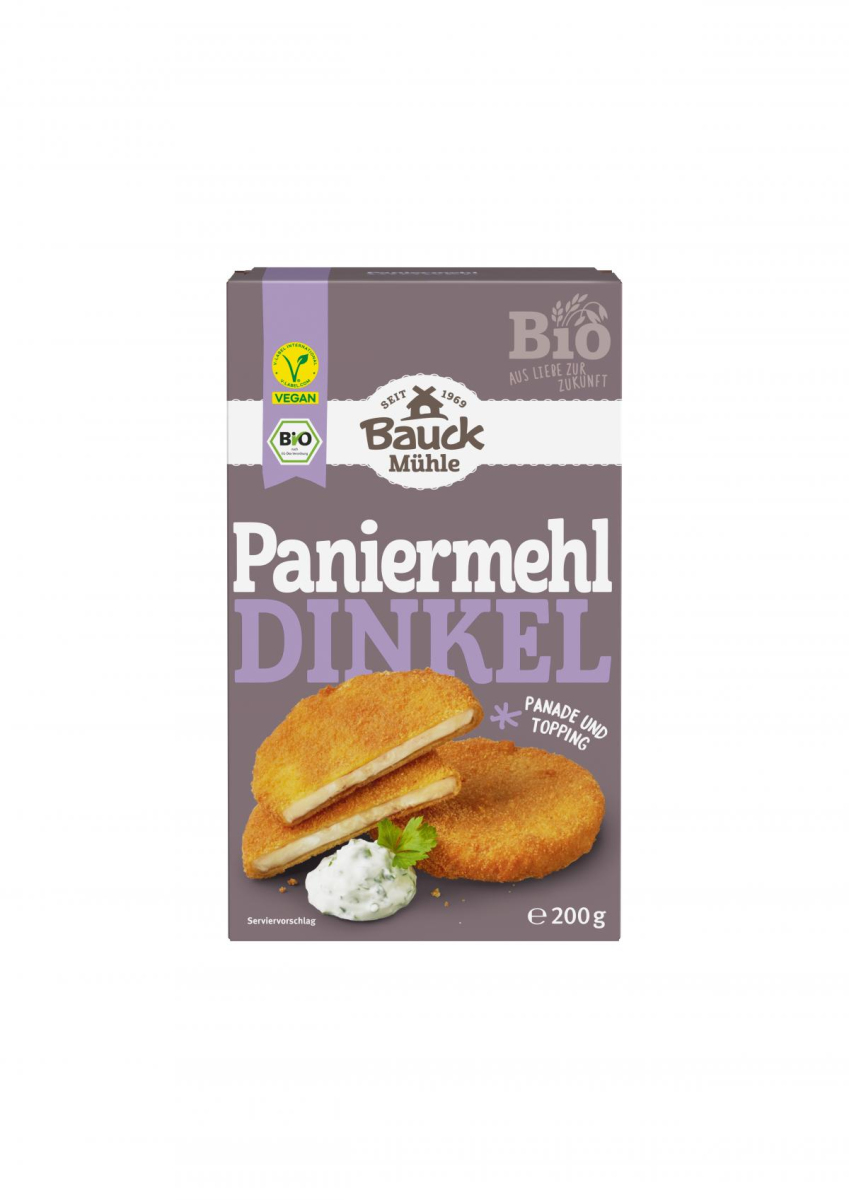 Bauck Hof Dinkel Paniermehl Semmelbrösel, 200 gr P