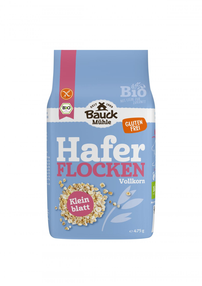 Bauck Hof Haferflocken Kleinblatt, 475 gr Packung