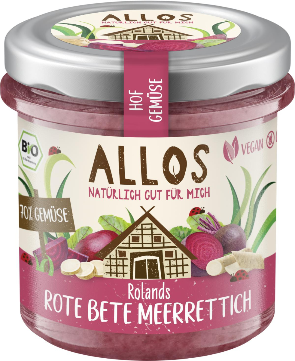 Allos Hof-Gemüse Rolands Rote Beete-Meerrettich, 1