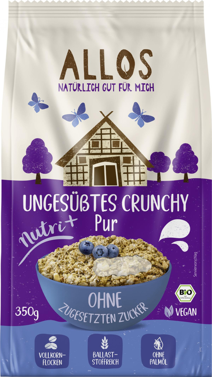 Allos Nutri + Ungesüßtes, 350 g Packung