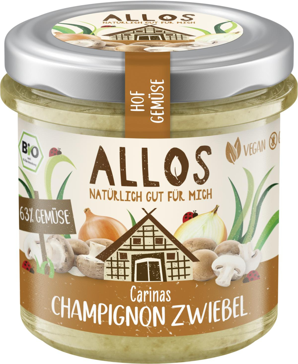 Allos Hof-Gemüse Carinas Champignon Zwiebel, 135 g