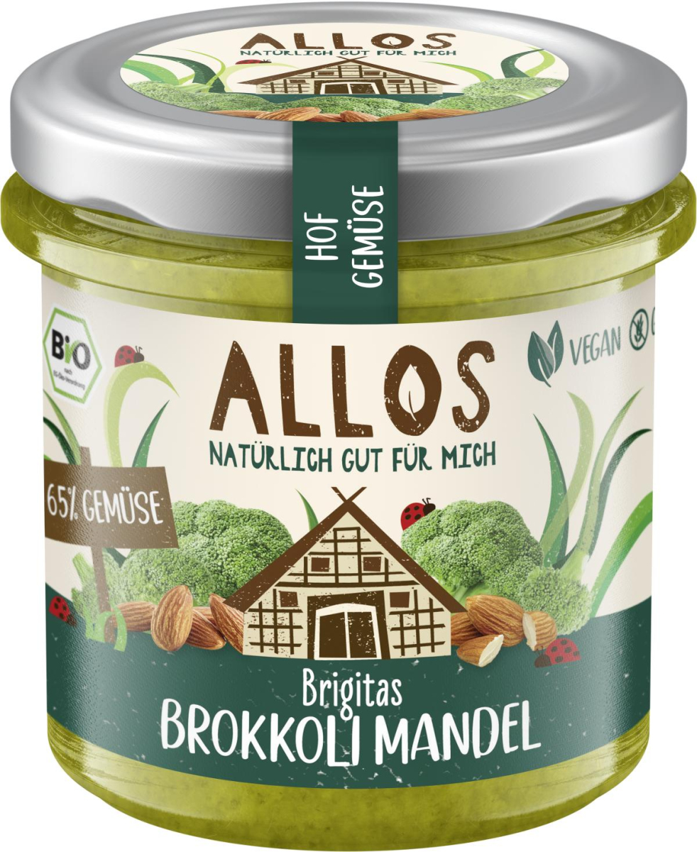 Allos Hof-Gemüse Bernds Brokkoli Mandel, 135 gr Gl