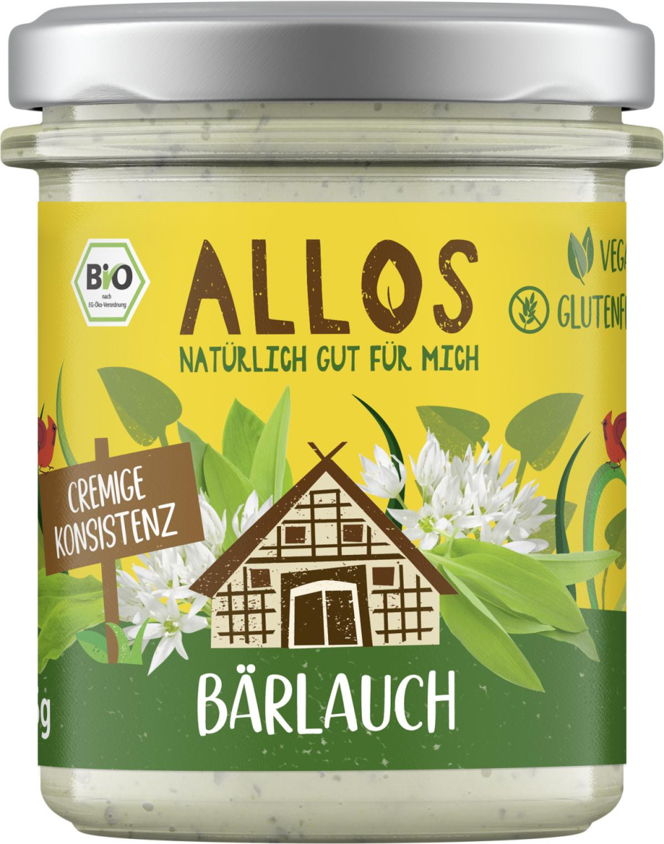 Allos Streichgenuss Bärlauch, 175 g Glas