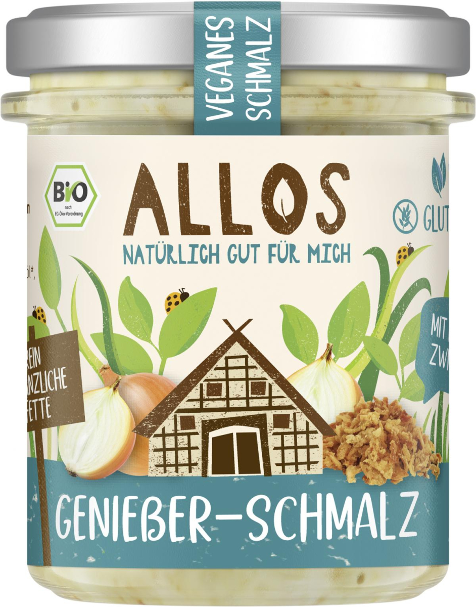 Allos Genießer-Schmalz, 150 gr Glas