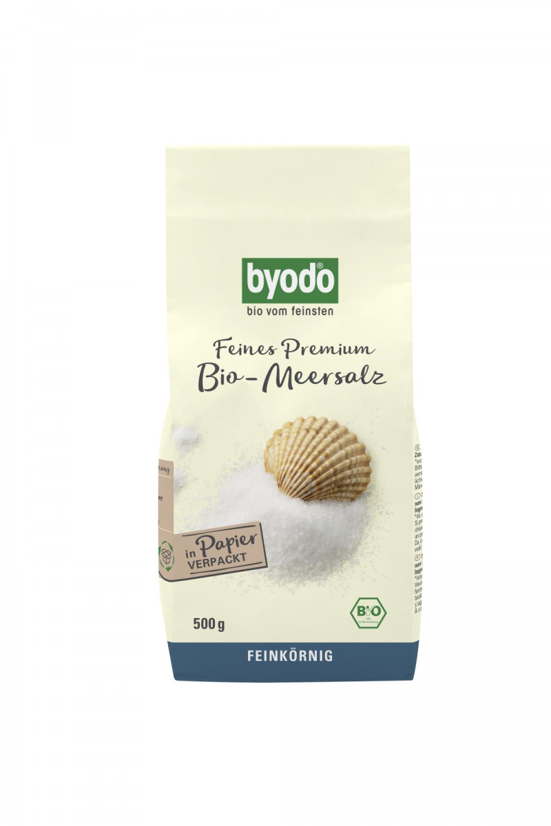 byodo Atlantik Meersalz fein,  unjodiert , 500 gr