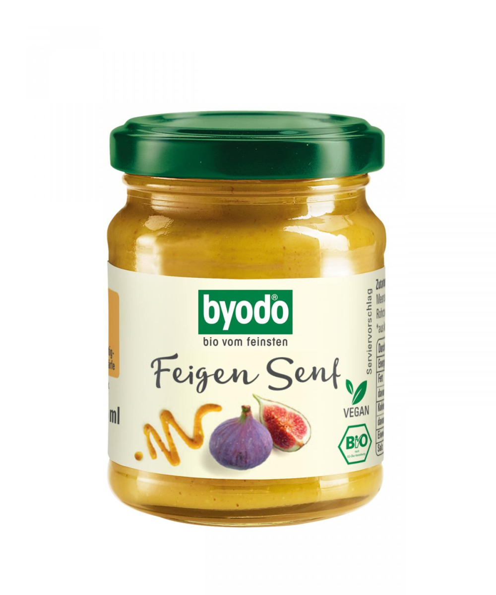 byodo Feigensenf, 125 ml Glas