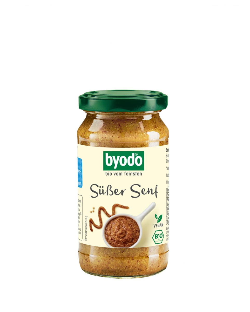 byodo Süßer Senf, 200 ml Glas