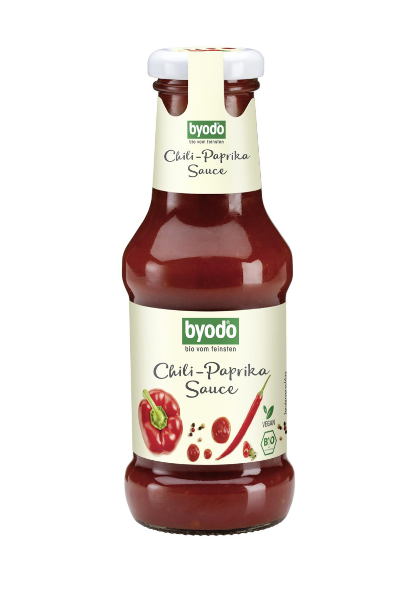 byodo Chili-Paprika Sauce, 250 ml Flasche