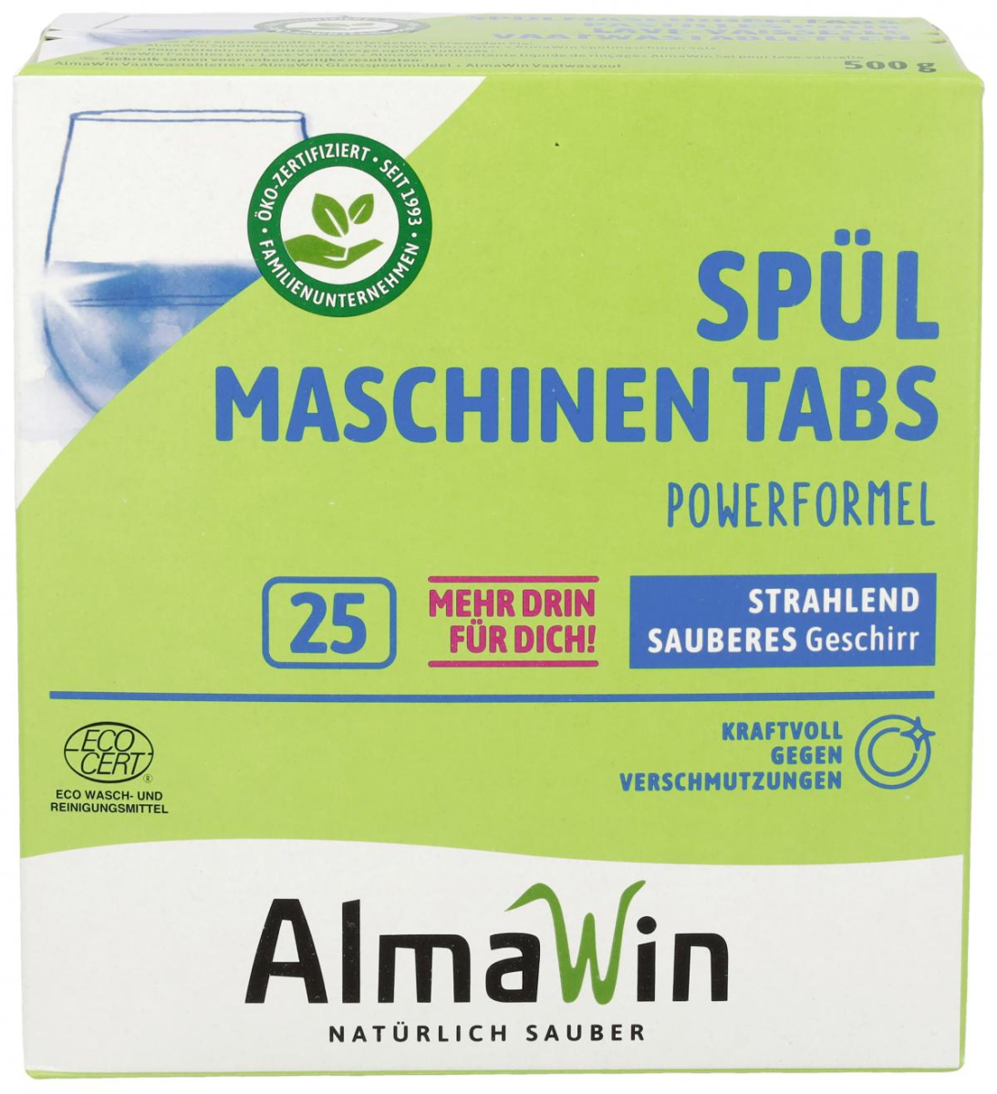 Alma Win Spülmaschinen Tabs, 0,5 kg Packung