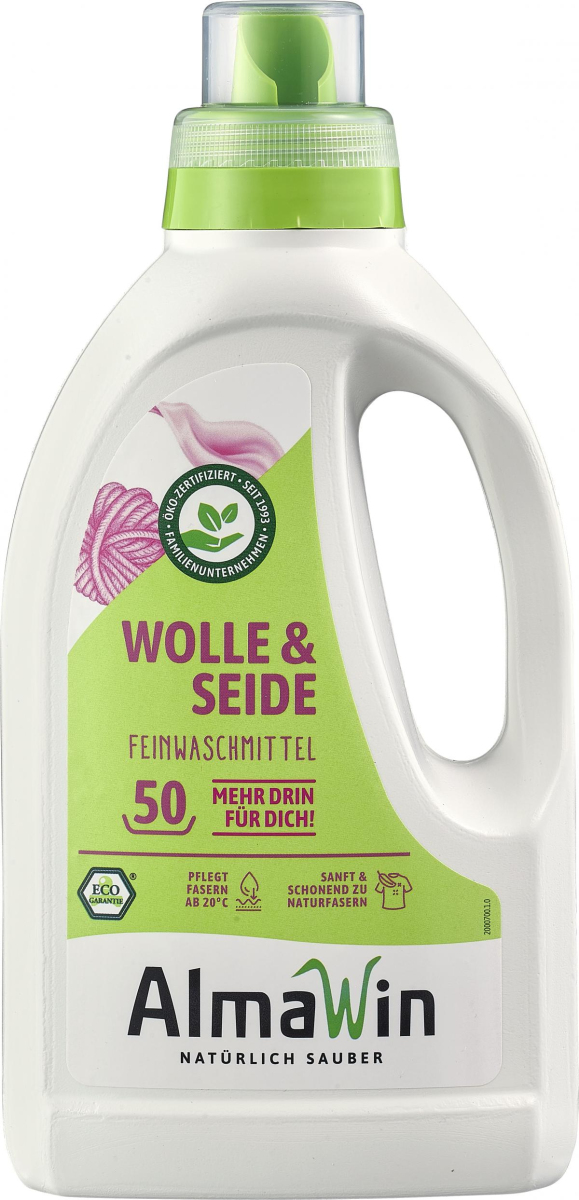 Alma Win Wolle & Seide Waschmittel, 0,75 ltr Flasc