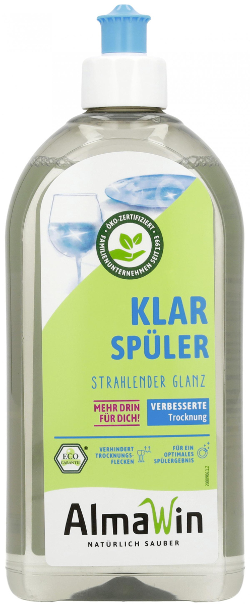 Alma Win Klarspüler, für glänzendes Geschirr, 0,5