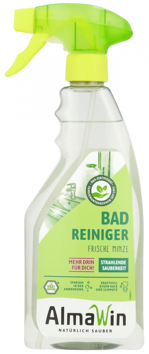 Alma Win Badreiniger mit Sprayer, 0,5 ltr Flasche