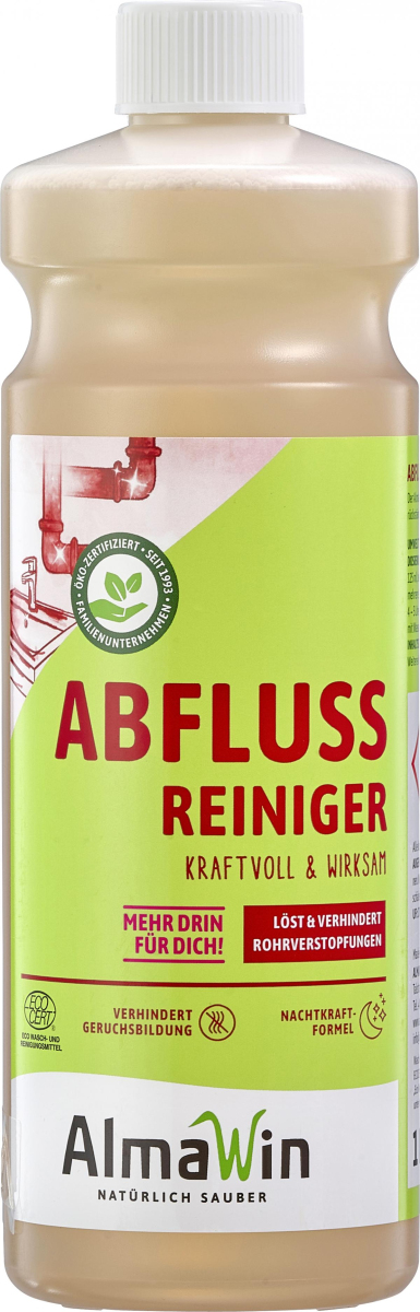 AlmaWin Abflussreiniger, 1 L Flasche