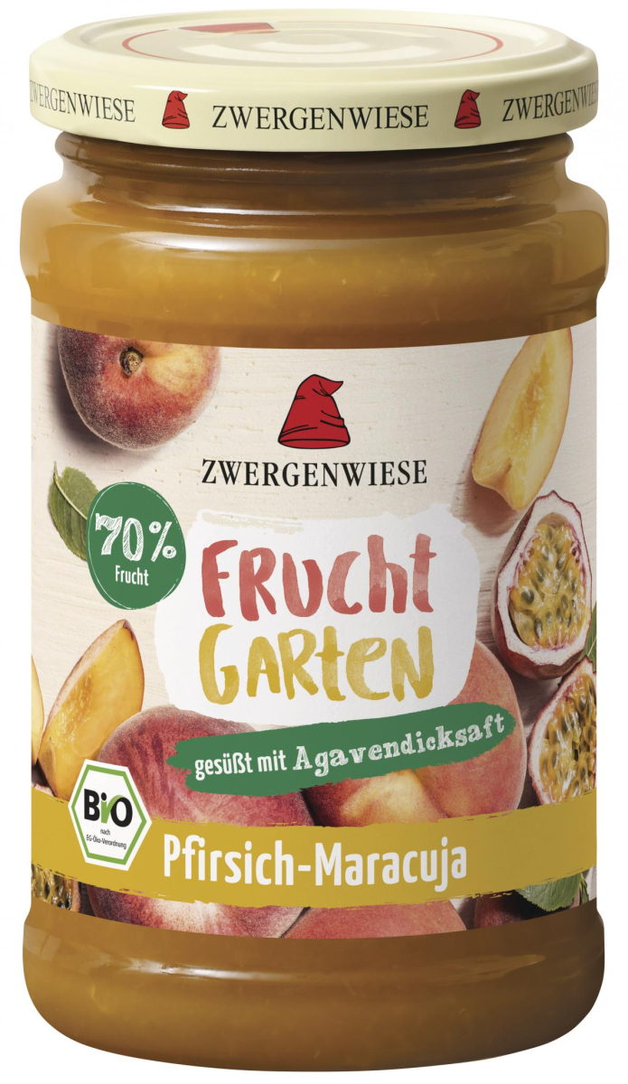 Zwergenwiese FruchtGarten Pfirsich-Maracuja, 225 g
