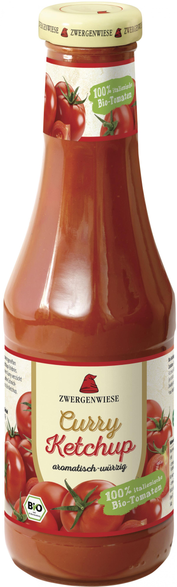 Zwergenwiese Curry-Ketchup, 500 ml Flasche