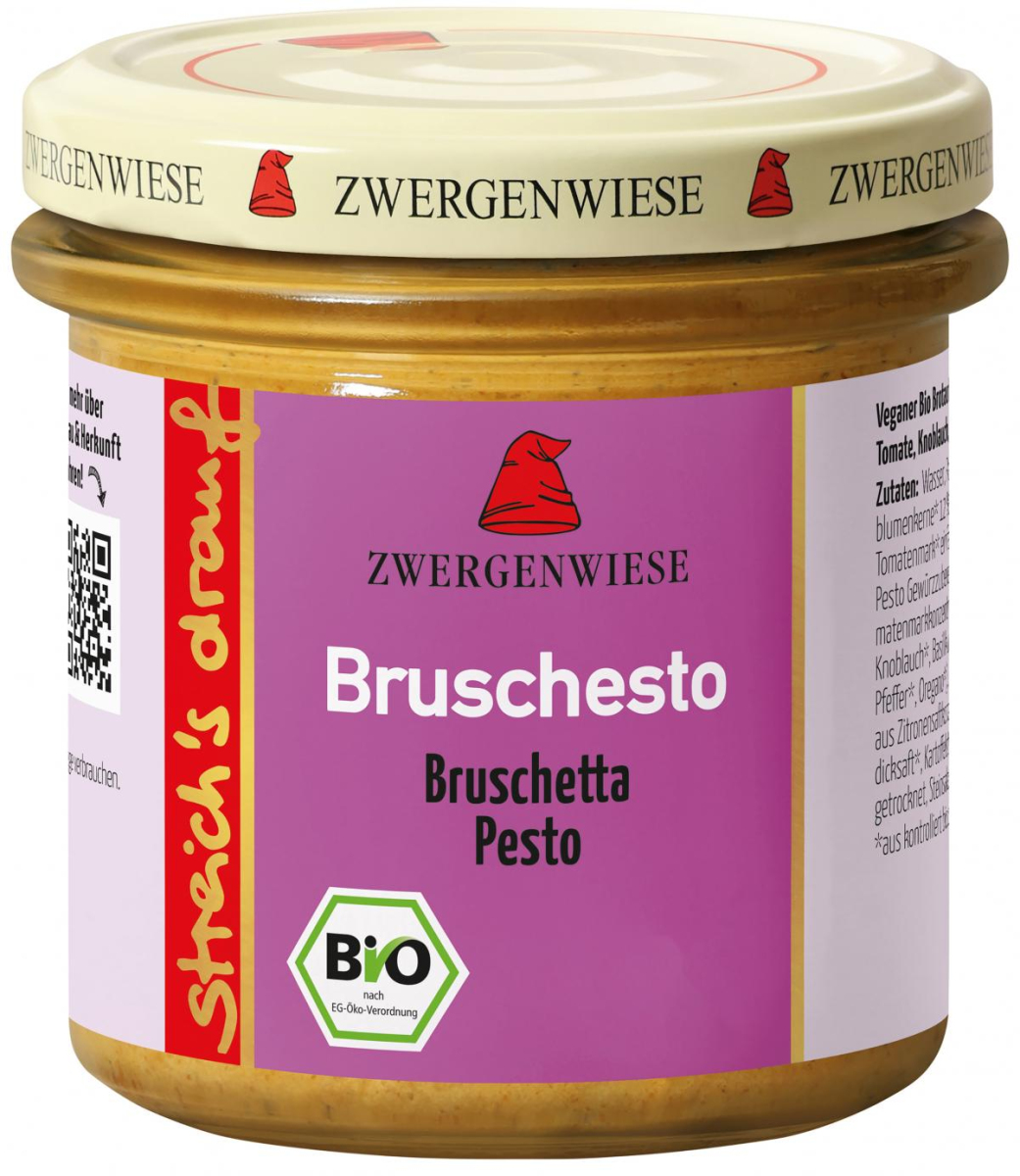 Zwergenwiese streichs drauf Bruschesto, 135 g Glas
