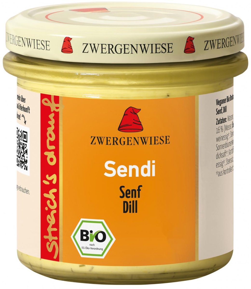 Zwergenwiese streichs drauf Sendi, 135 g Glas