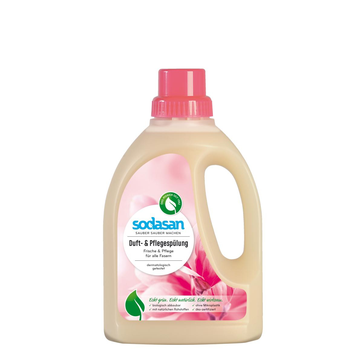 Sodasan Duft & Pflegespülung, 0,75 ltr Flasche