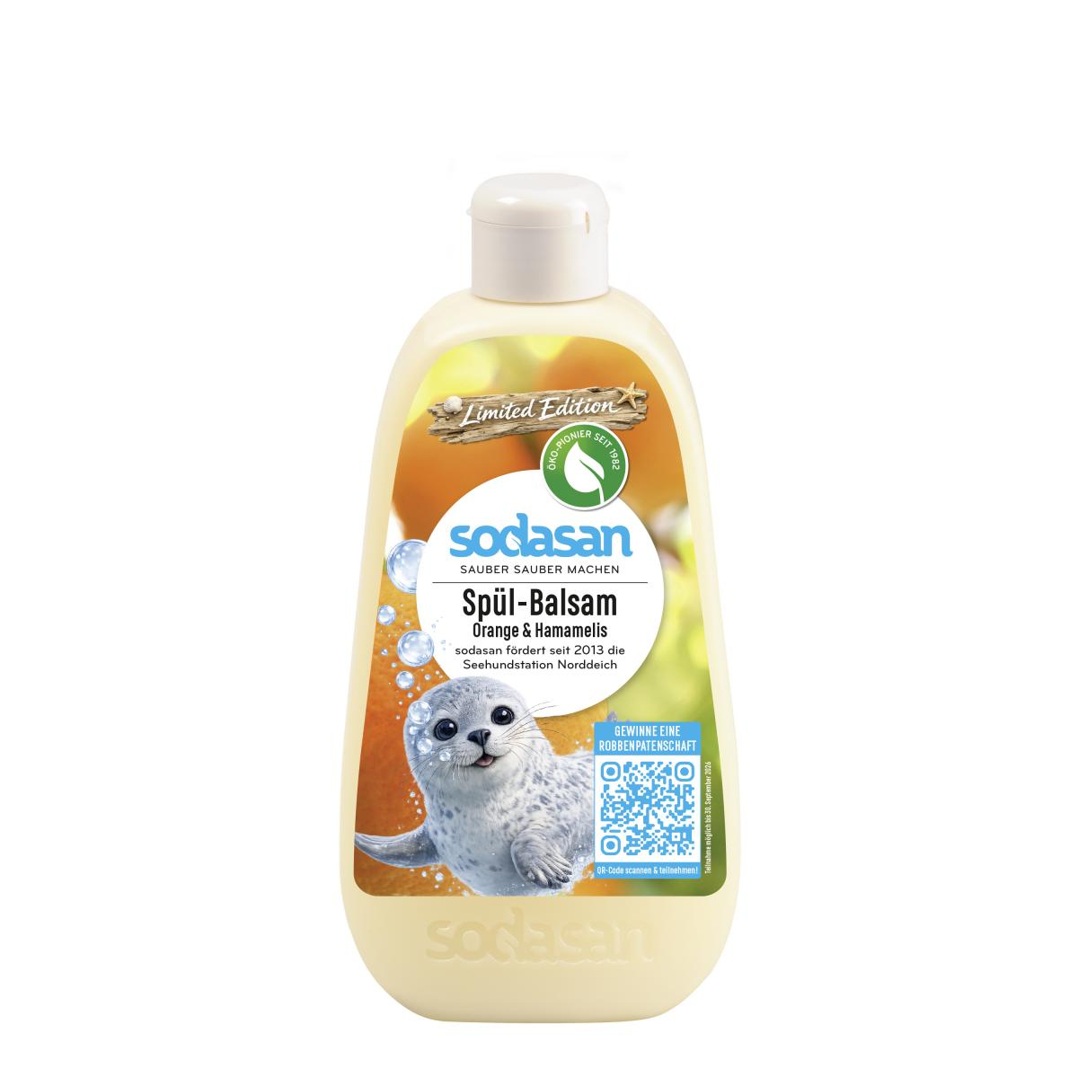 Sodasan Spülbalsam Orange, 0,5 ltr Flasche