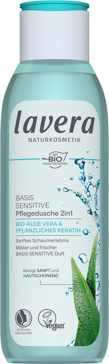 lavera Pflegedusche 2in1 basis sensitiv, 250 ml Fl