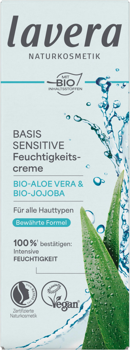 lavera Feuchtigkeitscreme, 50 ml Tube