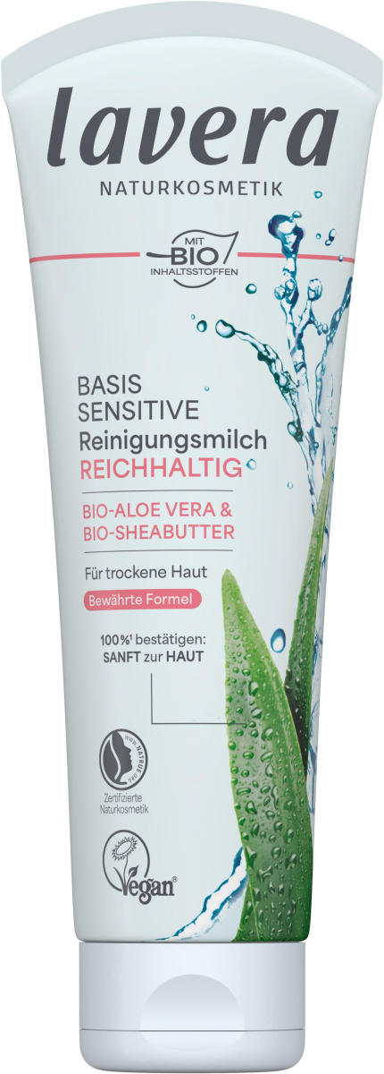 lavera Reinigungsmilch, 125 ml Tube