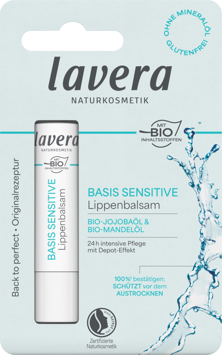lavera Lippenbalsam Basis Sensitive, 4,5 g Stück