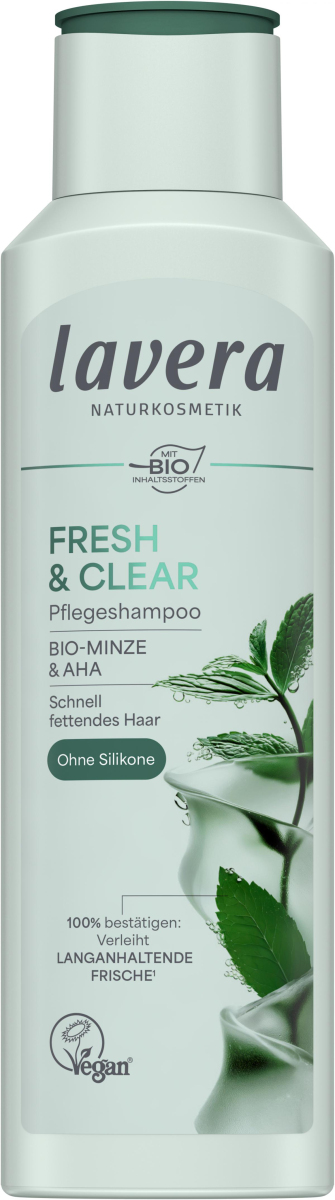 lavera Pflegeshampoo Fresh & Clear, 250 ml Flasche