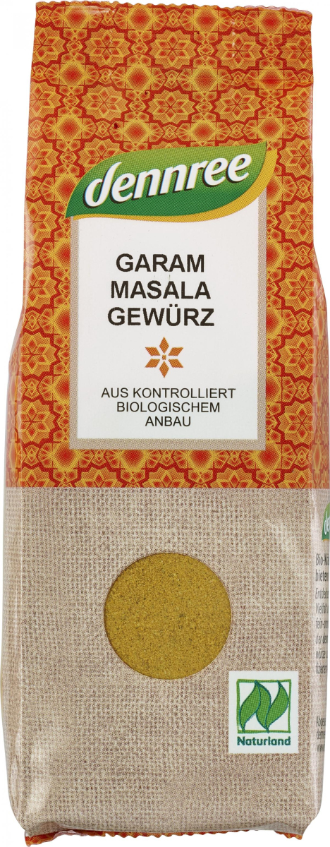 dennree Garam Masala, 45 gr Packung