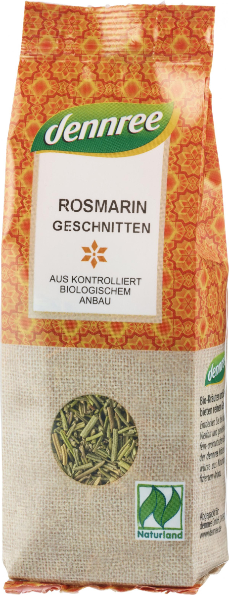 dennree Rosmarin, geschnitten, 35 gr Packung