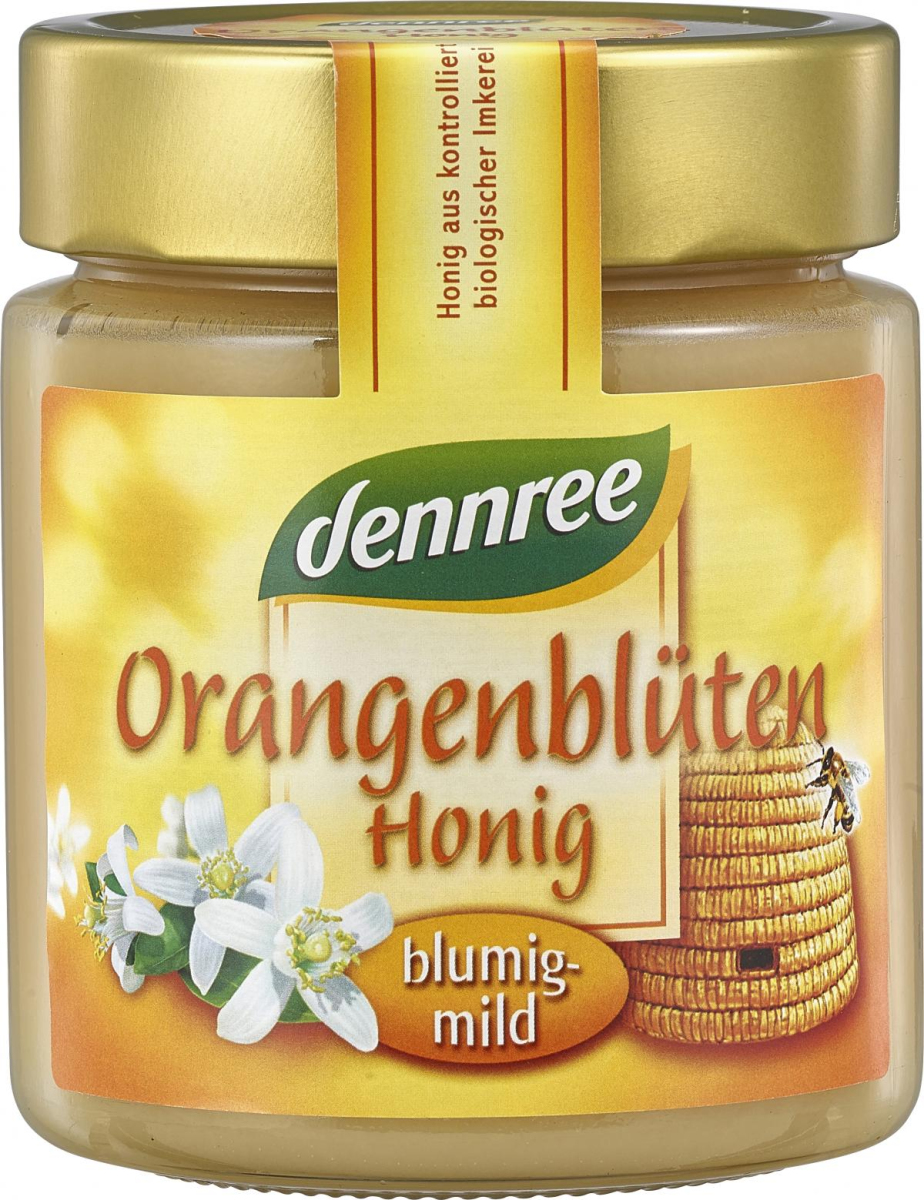 dennree Orangenblütenhonig, Mexiko, 500 gr Glas -