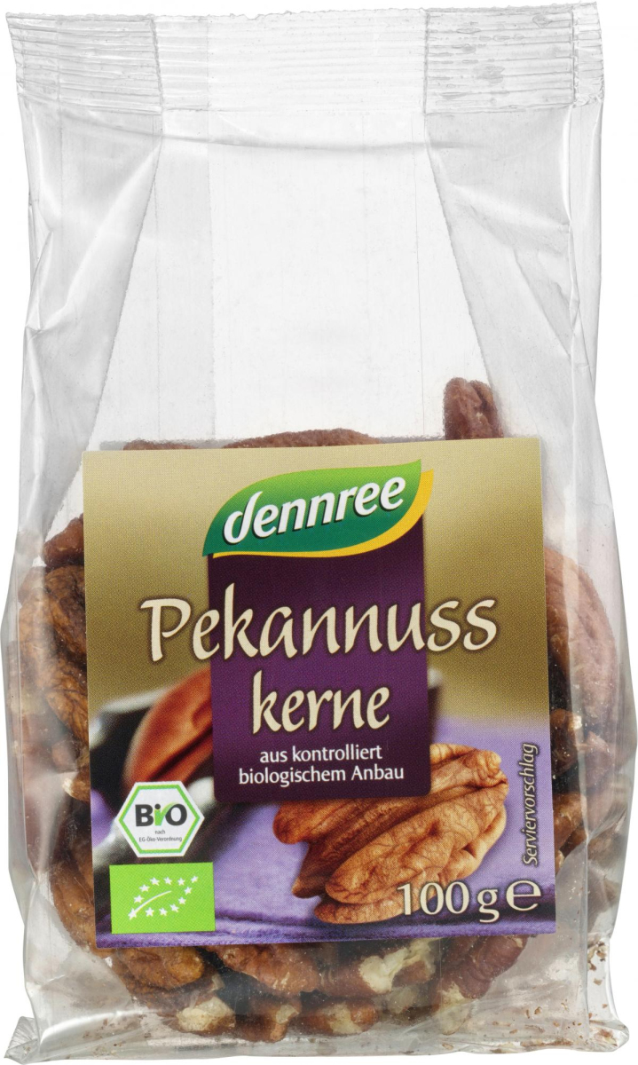 dennree Pekannusskerne, 100 gr Packung
