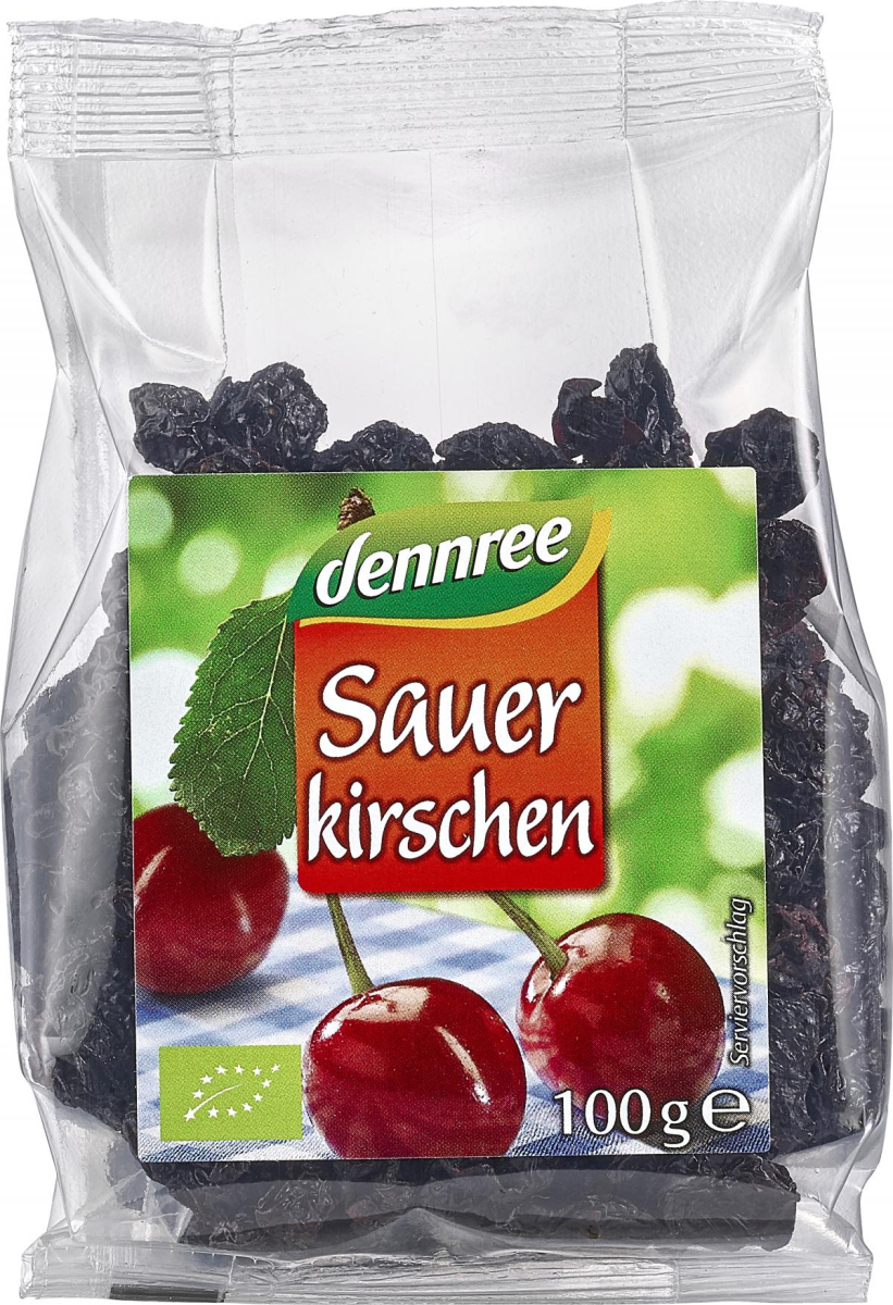 dennree Sauerkirschen, entsteint, getrocknet, Türk
