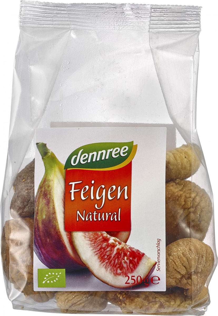 dennree Feigen Natural, 250 gr Packung