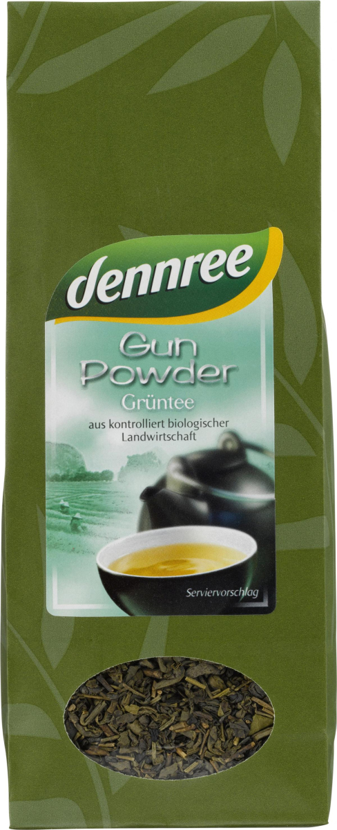 dennree Gunpowder Grüntee, 100 gr Packung