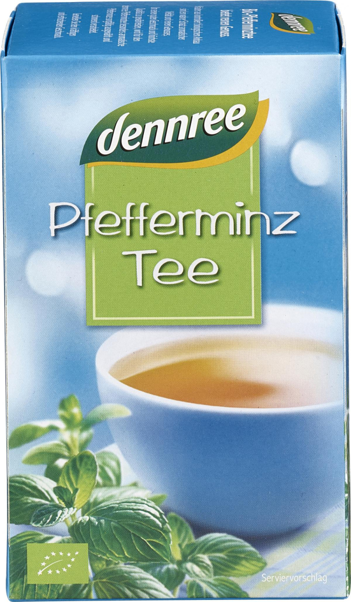 dennree Pfefferminztee, 1,5 gr, 20 Btl Packung