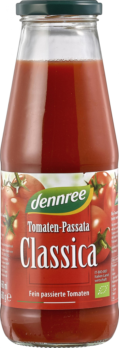 dennree Tomaten-Passata Classica, 7% Trockenmasse,