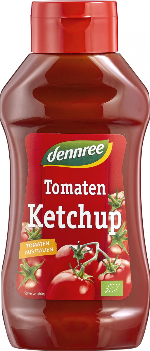 dennree Tomatenketchup, 500 ml PET-Flasche