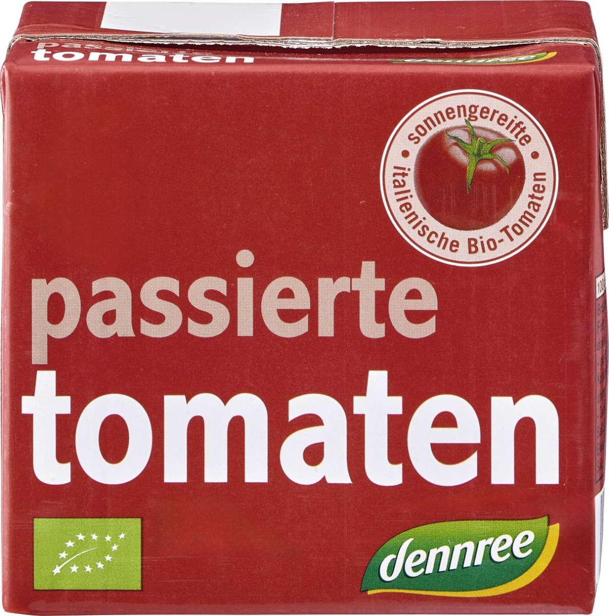 dennree Passierte Tomaten, im Tetrapack, 500 gr