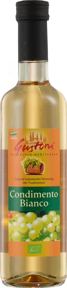 Gustoni Condimento Balsamico Bianco, 500 ml Flasch