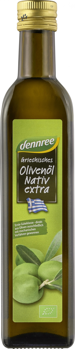 dennree Olivenöl Griechenland nativ extra, 0,5 ltr