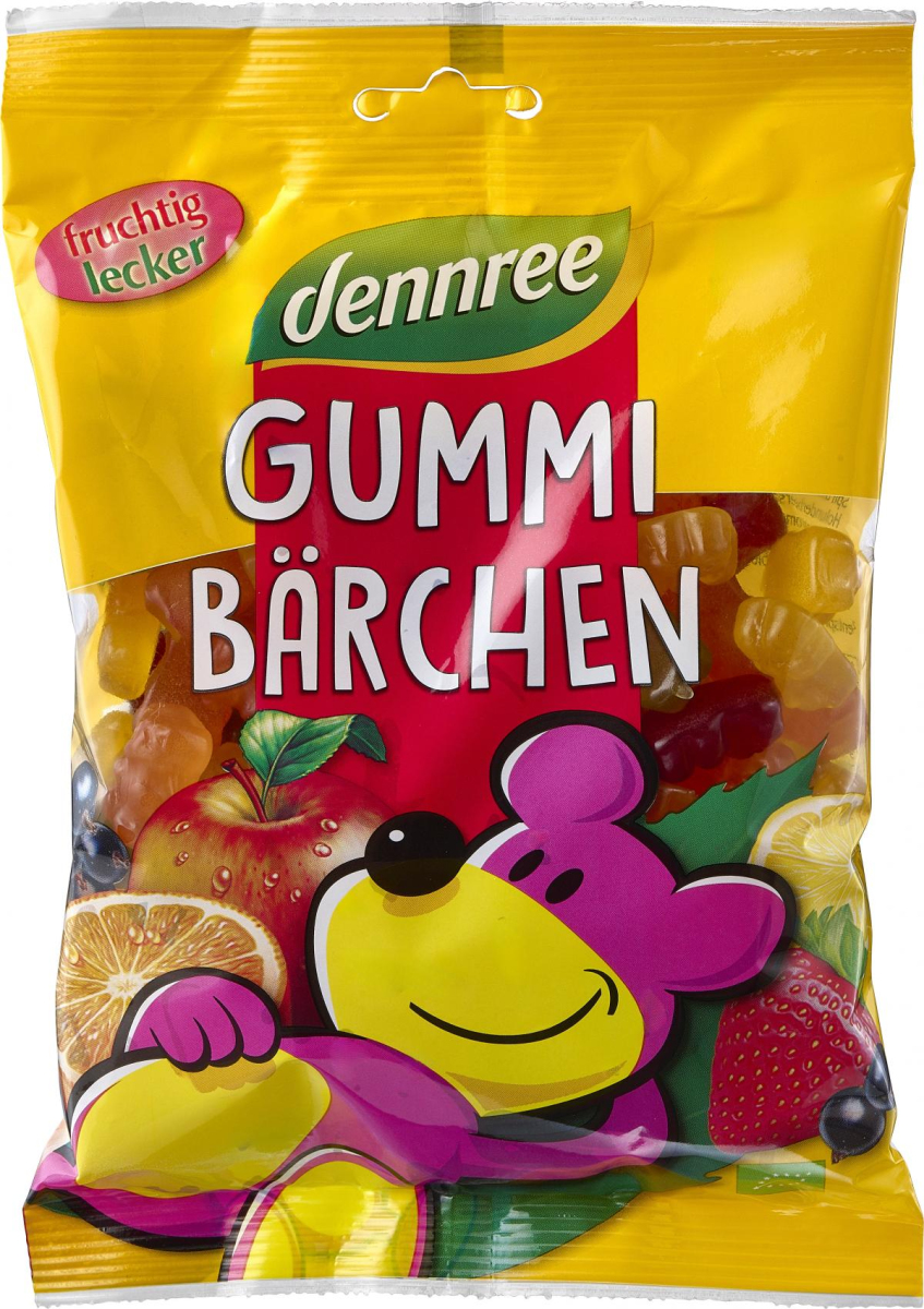 dennree Gummi-Bärchen, 400 gr Packung