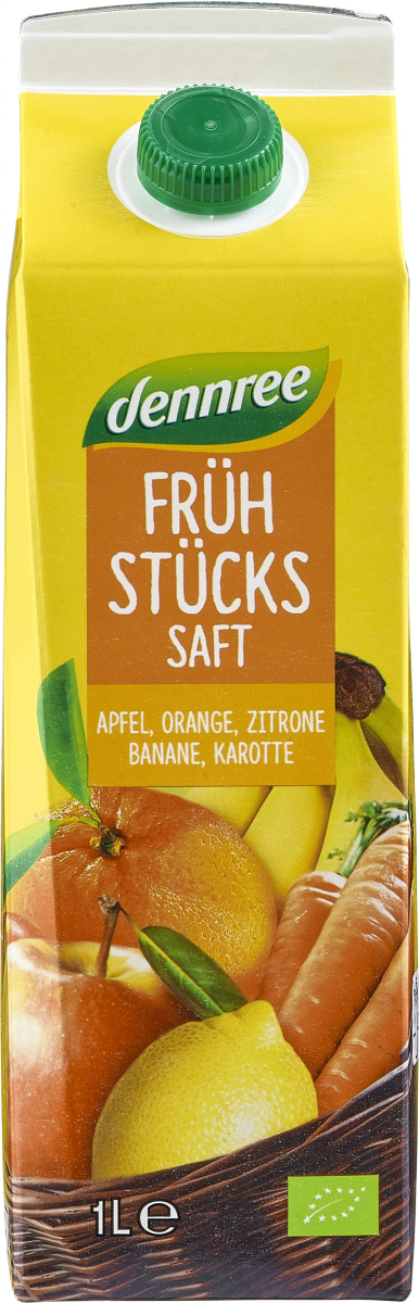 dennree Frucht- & Gemüsesaft gelb, 1 ltr Packung