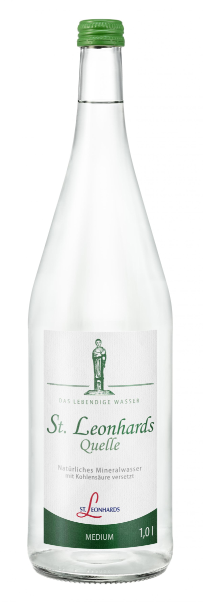 St. Leonhards St.Leonhardsquelle medium, 1 ltr Fla