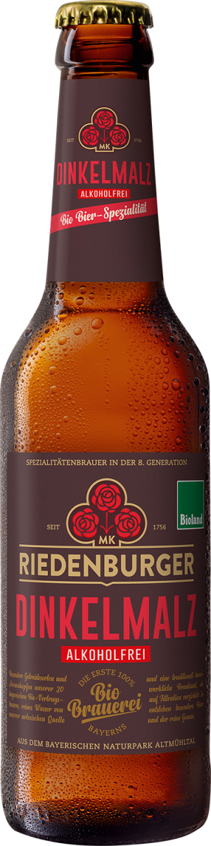 Riedenb Dinkel-Malz alkoholfrei, 0,33 ltr Flasche