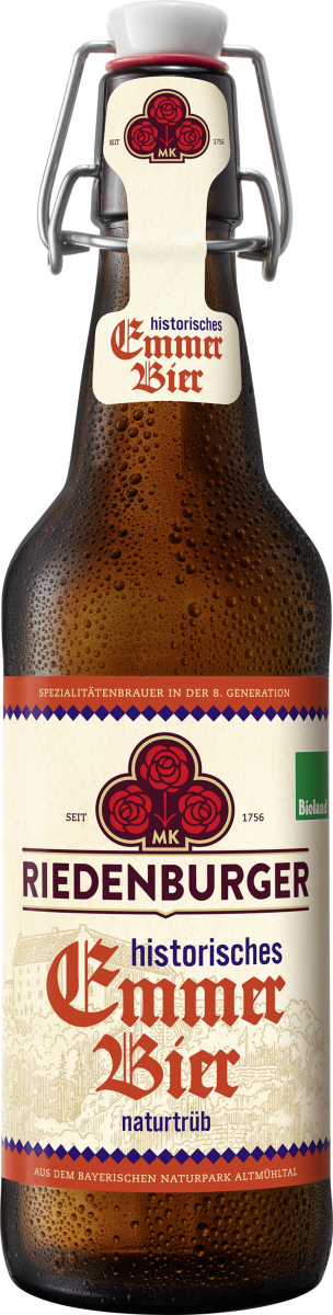 Riedenb Historisches Emmerbier, 0,5 ltr Flasche