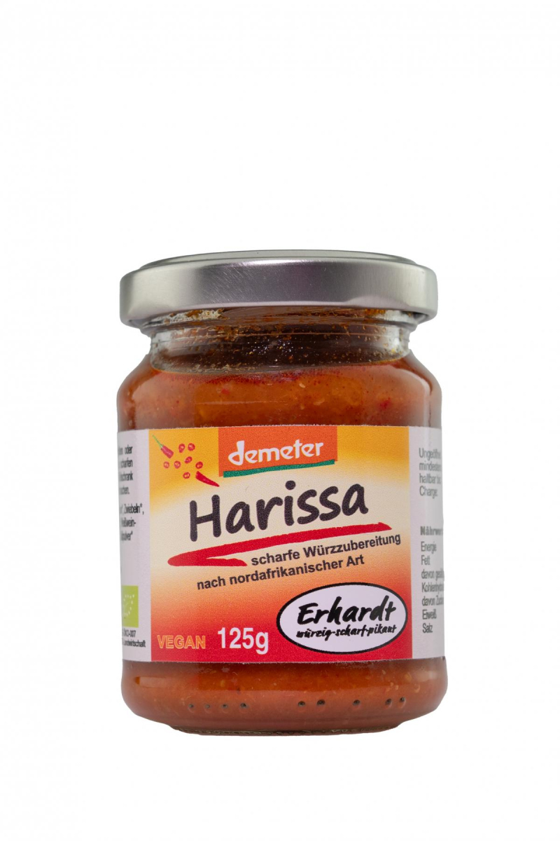 Erhardt Harrissa, demeter, 125 gr Glas