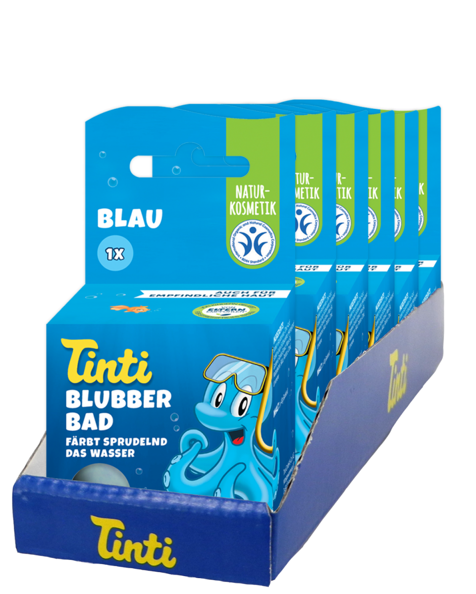 Tinti Blubber Bad blau, 1 Stück