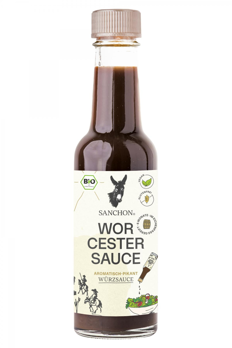Sanchon Worcestershire Sauce, aromatisch, 140 ml F